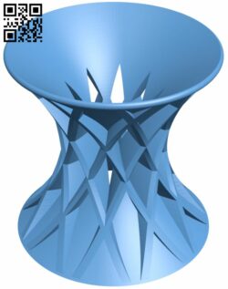 Harlequin egg cup H007961 file stl free download 3D Model for CNC and 3d printer