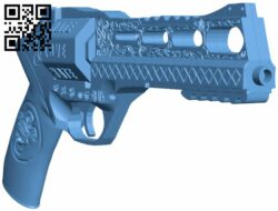 Harley Quinn Gun H008098 file stl free download 3D Model for CNC and 3d printer