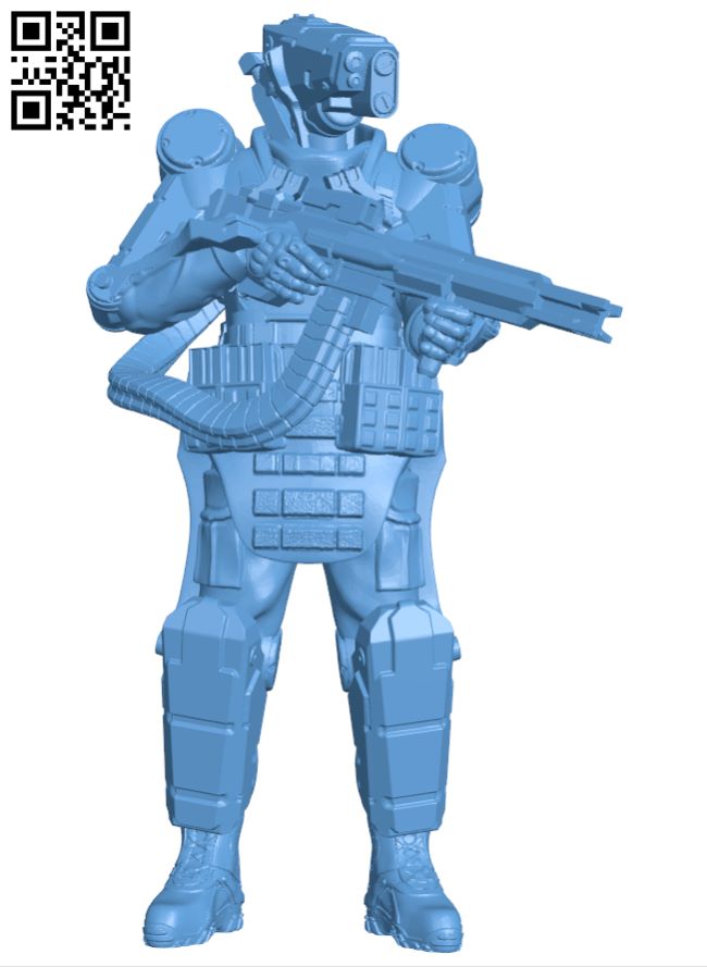 Heavy Weapons Droid H007574 file stl free download 3D Model for CNC and 3d printer