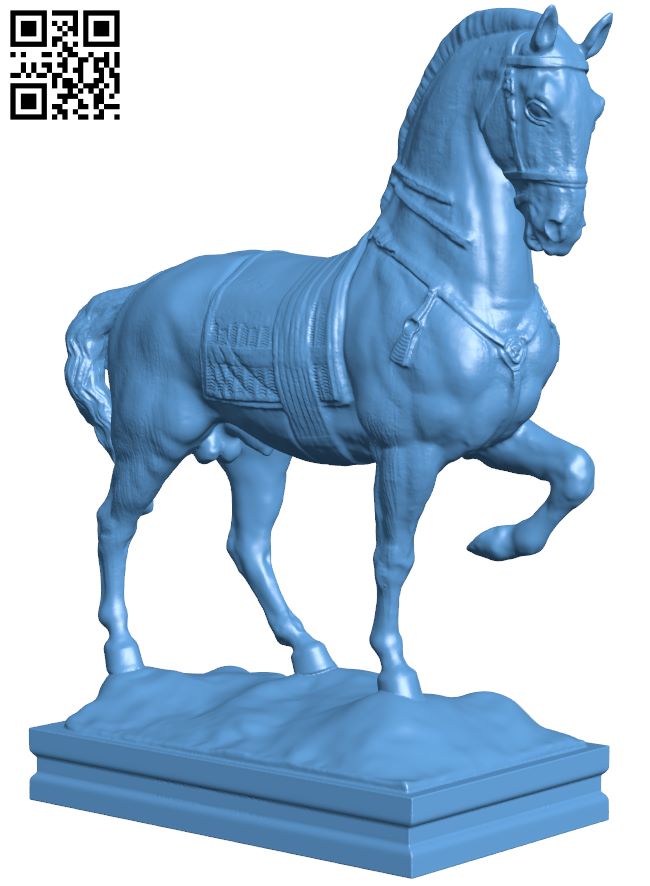 Horse H007736 file stl free download 3D Model for CNC and 3d printer