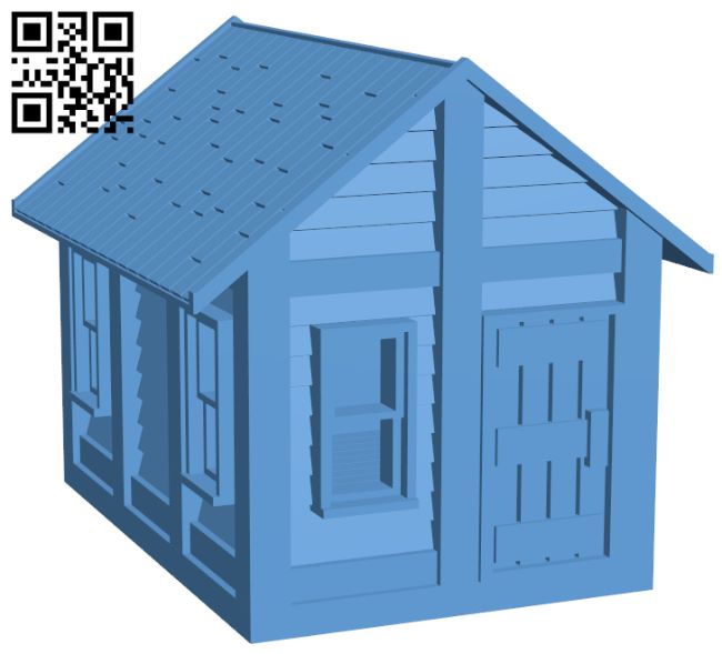 House H007576 file stl free download 3D Model for CNC and 3d printer