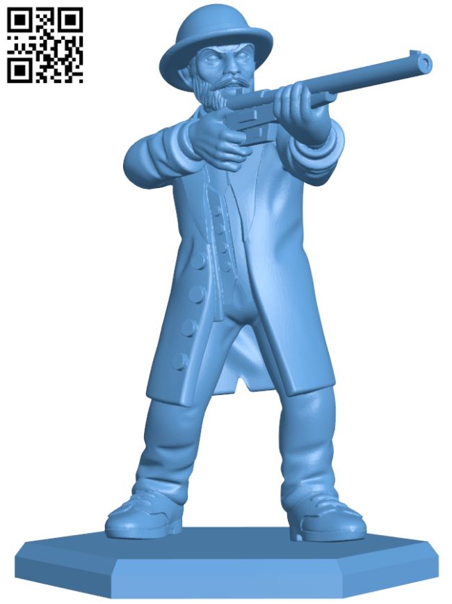 Investigator Cthulhu - Hunter H008102 file stl free download 3D Model for CNC and 3d printer