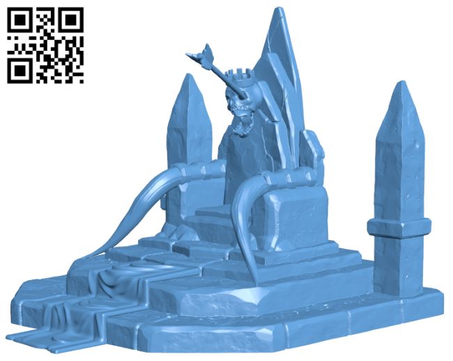 King's throne H008108 file stl free download 3D Model for CNC and 3d printer