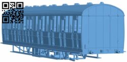 LNER quint-art carriages H007968 file stl free download 3D Model for CNC and 3d printer