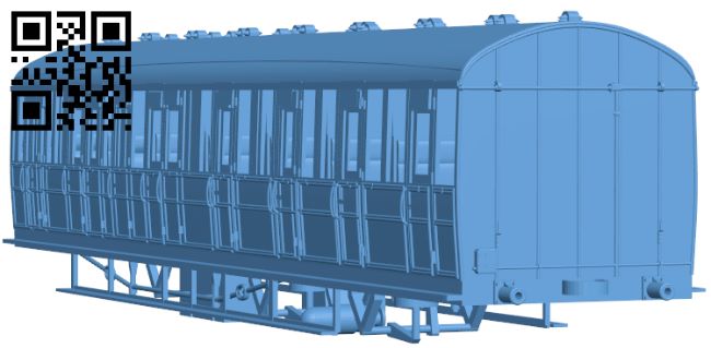 LNER quint-art carriages H007968 file stl free download 3D Model for CNC and 3d printer