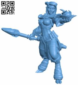 Lady Audra H007579 file stl free download 3D Model for CNC and 3d printer