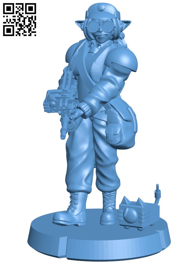 Leonidas Holdings Security Operative H008110 file stl free download 3D Model for CNC and 3d printer