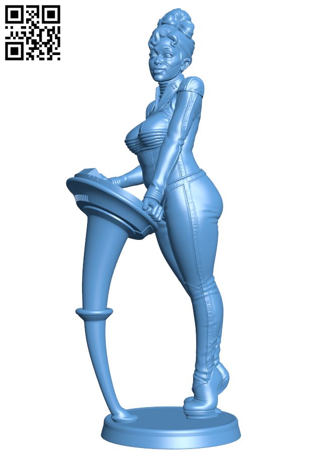Lieutenant Jila - Woman H008455 file stl free download 3D Model for CNC and 3d printer