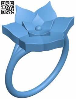 Lily Ring H008263 file stl free download 3D Model for CNC and 3d printer