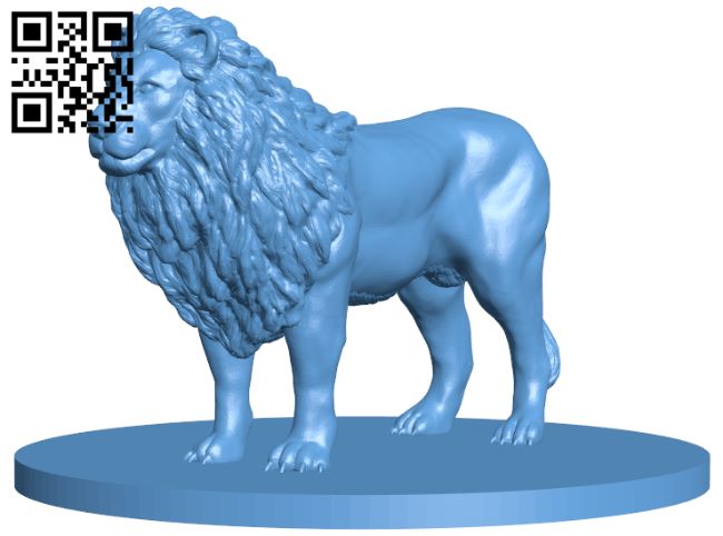 Lion H007743 file stl free download 3D Model for CNC and 3d printer