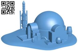 Luke Skywalker’s Home, Tatooine – Star Wars H008118 file stl free download 3D Model for CNC and 3d printer