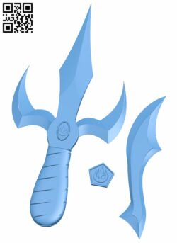 Mai Weapon Set H007627 file stl free download 3D Model for CNC and 3d printer
