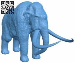 Mammoth – Elephant H007768 file stl free download 3D Model for CNC and 3d printer