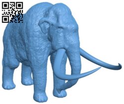 Mammoth – Elephant H007768 file stl free download 3D Model for CNC and 3d printer