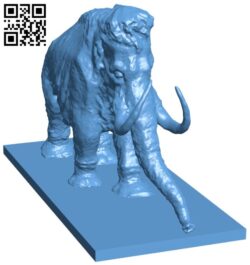 Mammoth elephant H007628 file stl free download 3D Model for CNC and 3d printer