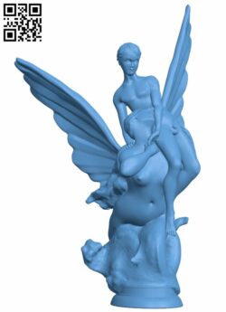 Mermaid H007911 file stl free download 3D Model for CNC and 3d printer