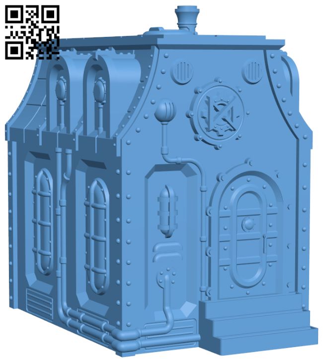 Miner's Shack H008457 file stl free download 3D Model for CNC and 3d printer