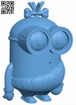 Minion stone age H007770 file stl free download 3D Model for CNC and 3d printer