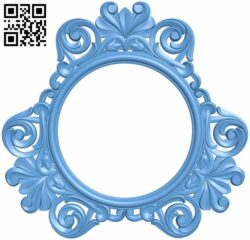 Mirror frame pattern T0000877 download free stl files 3d model for CNC wood carving