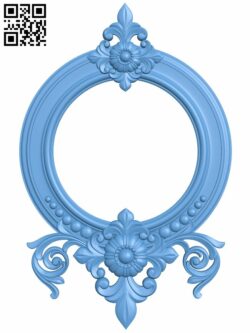 Mirror frame pattern T0000878 download free stl files 3d model for CNC wood carving