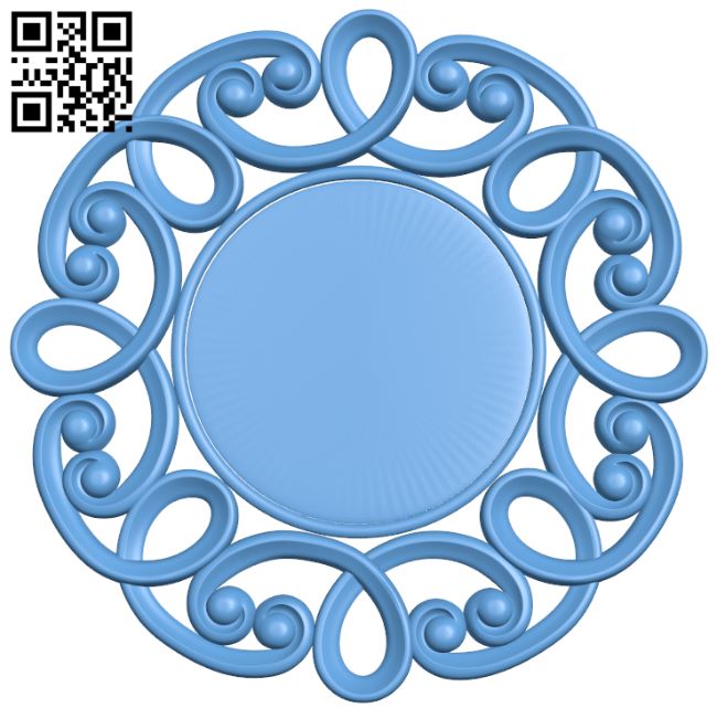 Mirror frame pattern T0000981 download free stl files 3d model for CNC wood carving