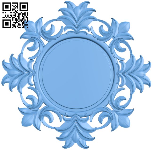 Mirror frame pattern T0000982 download free stl files 3d model for CNC wood carving