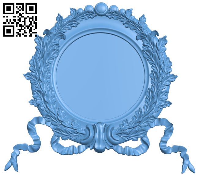 Mirror frame pattern T0001053 download free stl files 3d model for CNC wood carving