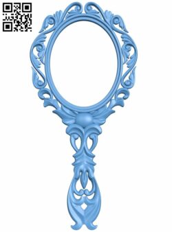 Mirror frame pattern T0001098 download free stl files 3d model for CNC wood carving