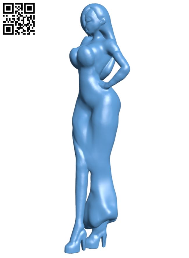 Miss Jessica rabbit H008267 file stl free download 3D Model for CNC and 3d printer