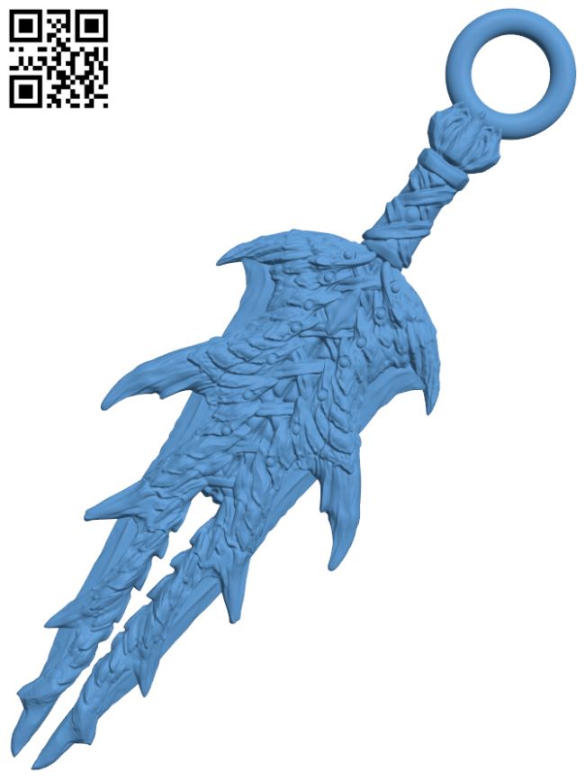 Monster hunter sword H008232 file stl free download 3D Model for CNC and 3d printer