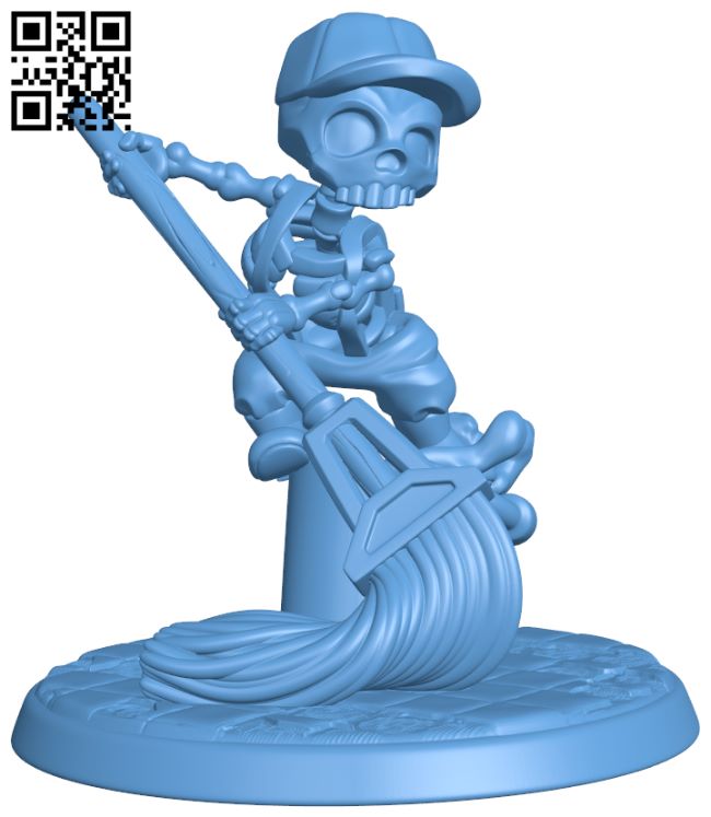 Moppy the Skeleton H008458 file stl free download 3D Model for CNC and 3d printer