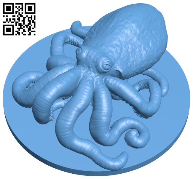 Octopus H007775 file stl free download 3D Model for CNC and 3d printer