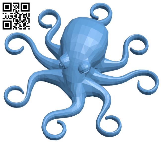 Octopus Magnet H008398 file stl free download 3D Model for CNC and 3d printer