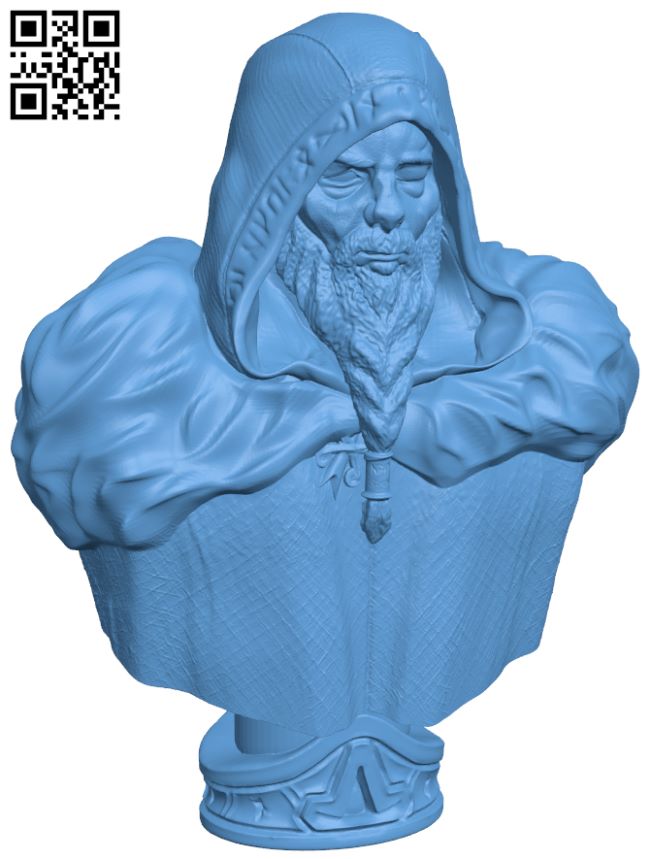Odin bust H007776 file stl free download 3D Model for CNC and 3d printer