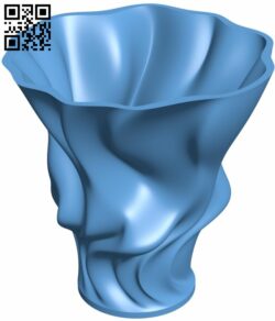 Organic vase H008341 file stl free download 3D Model for CNC and 3d printer