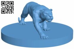 Panther H007779 file stl free download 3D Model for CNC and 3d printer