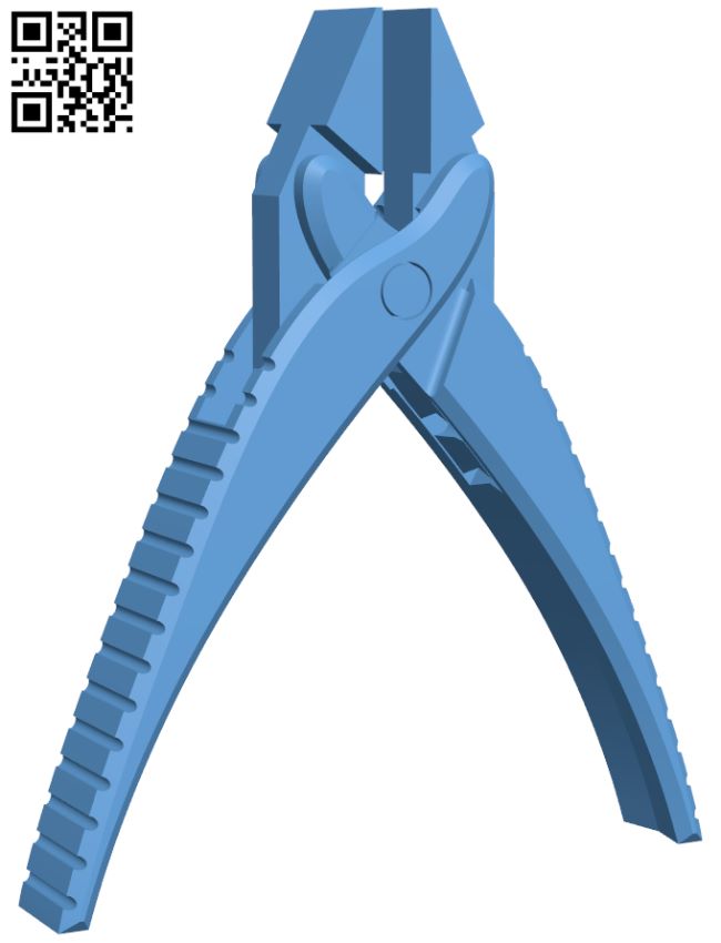 Parallel Pliers H008344 file stl free download 3D Model for CNC and 3d printer