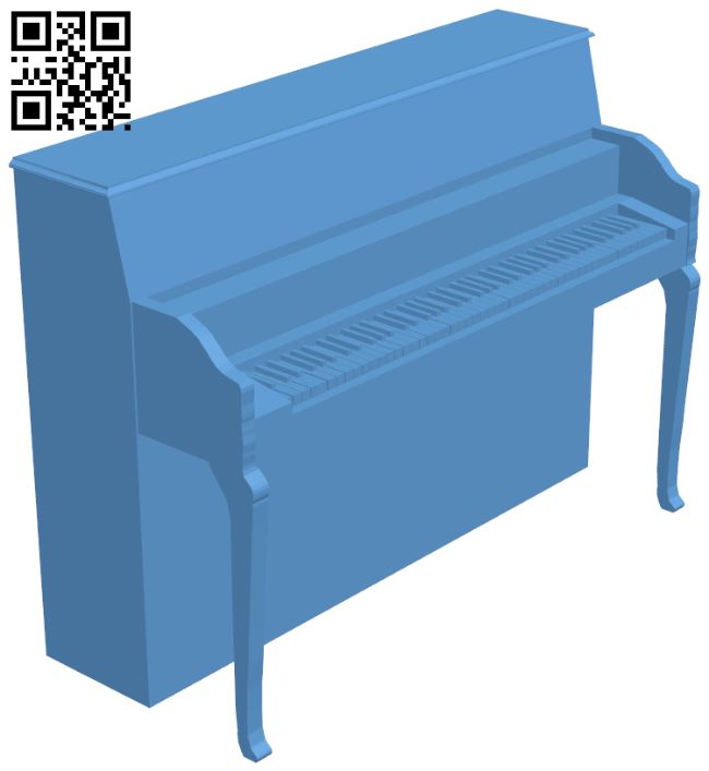Piano H008234 file stl free download 3D Model for CNC and 3d printer