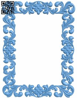 Picture frame or mirror T0000920 download free stl files 3d model for CNC wood carving