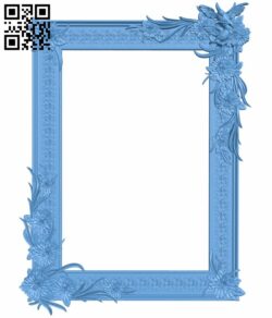 Picture frame or mirror T0000938 download free stl files 3d model for CNC wood carving