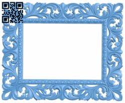 Picture frame or mirror T0000965 download free stl files 3d model for CNC wood carving