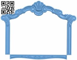 Picture frame or mirror T0000968 download free stl files 3d model for CNC wood carving
