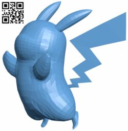 Pikachu – Pokemon H008399 file stl free download 3D Model for CNC and 3d printer