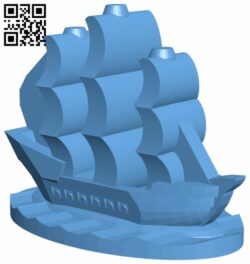 Pirate ship H008238 file stl free download 3D Model for CNC and 3d printer