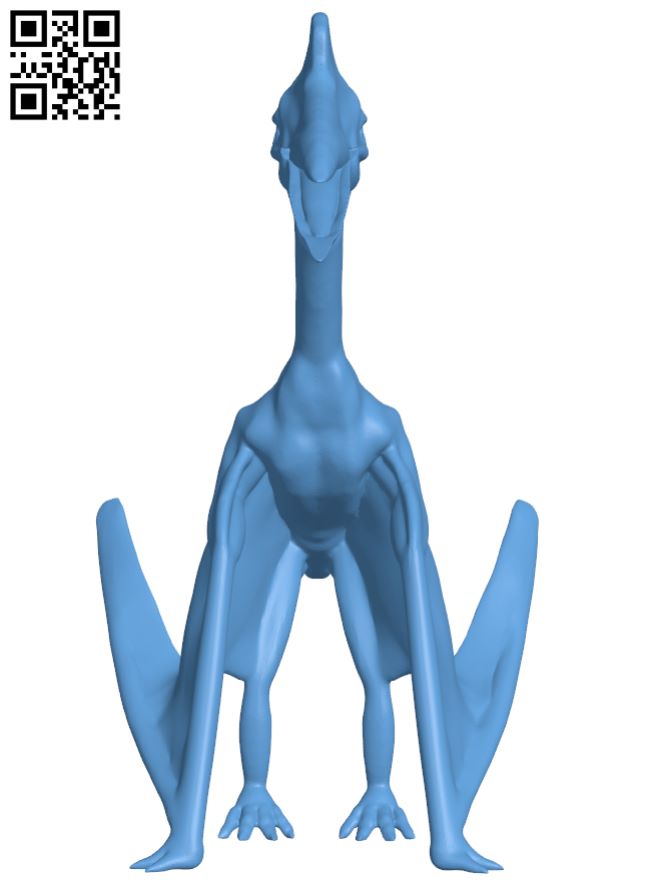 Pterosaur dinosaur H007920 file stl free download 3D Model for CNC and 3d printer