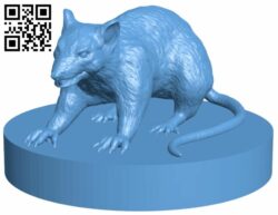 Rat H007788 file stl free download 3D Model for CNC and 3d printer