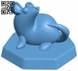 Rat H007789 file stl free download 3D Model for CNC and 3d printer