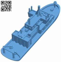 Research ship H008240 file stl free download 3D Model for CNC and 3d printer