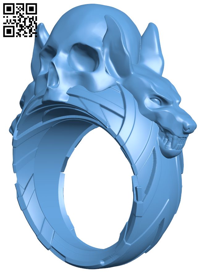 Ring of Anubis H007923 file stl free download 3D Model for CNC and 3d printer
