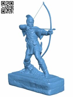 Robin Hood H008463 file stl free download 3D Model for CNC and 3d printer